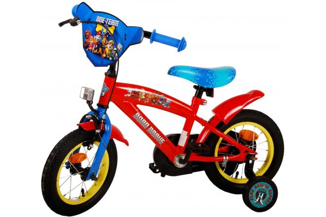 Rower dziecięcy Paw Patrol - Chłopcy - 12 cali - Czerwony / Niebieski [CLONE]