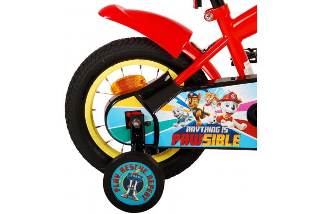 Rower dziecięcy Paw Patrol - Chłopcy - 12 cali - Czerwony / Niebieski [CLONE]