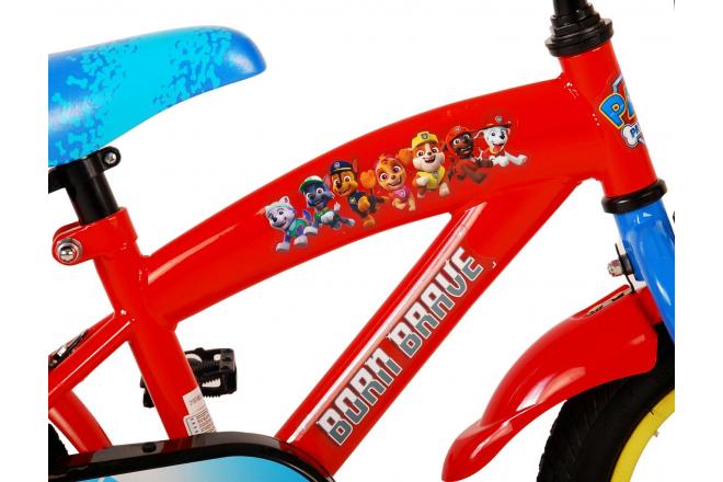 Rower dziecięcy Paw Patrol - Chłopcy - 12 cali - Czerwony / Niebieski [CLONE]
