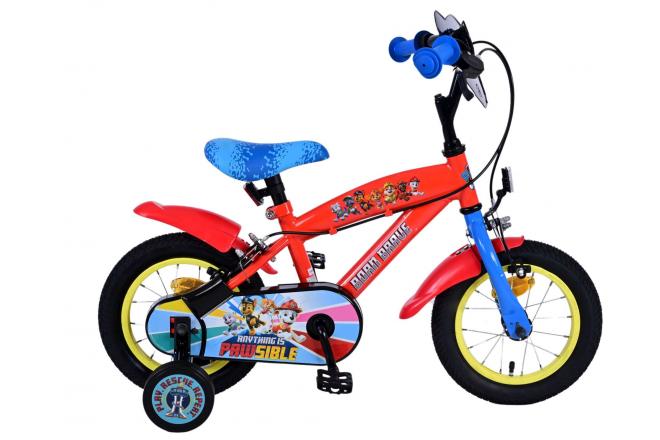 Rower dziecięcy Paw Patrol Chłopcy - 12 cali - Niebieski - Dwa hamulce reczne