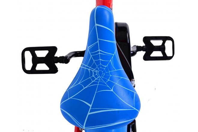 Rower dziecięcy Ultimate Spider-Man - chłopcy - 12 cali - niebieski/czerwony - dwa hamulce ręczne