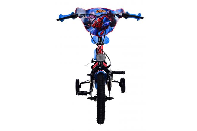 Rower dziecięcy Ultimate Spider-Man - chłopcy - 12 cali - niebieski/czerwony - dwa hamulce ręczne