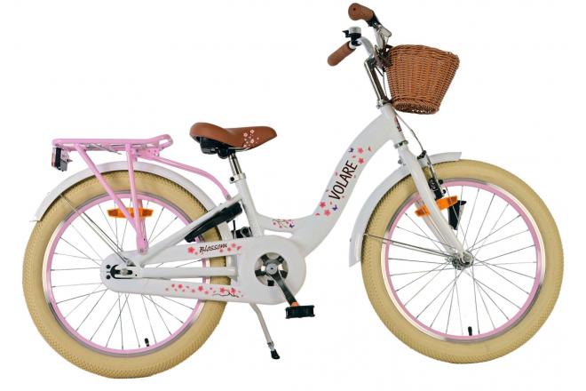 Rower dziecięcy Volare Blossom - Dziewczynki - 20 cali - Biały
