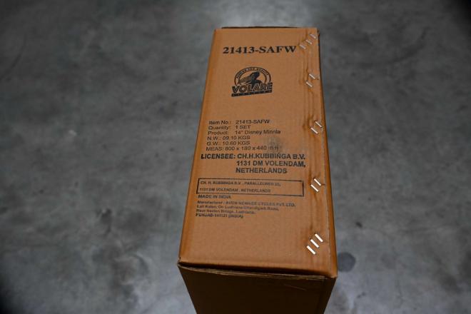 Disney Minnie Rower dziecięcy - Dziewczynki - 14 cali - Różowy - Dwa hamulce ręczne [CLONE]