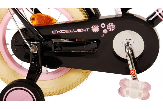 Rower dziecięcy Volare Excellent - dziewczęcy - 12 cali - czarny [CLONE]