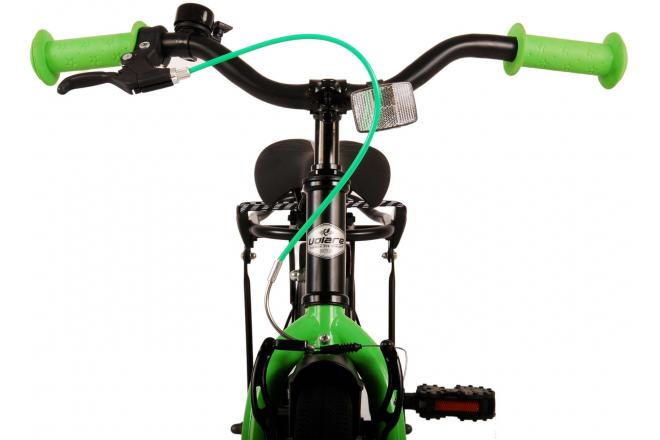Rower dziecięcy Volare Thombike - chłopcy - 14 cali - Czarny Zielony [CLONE]