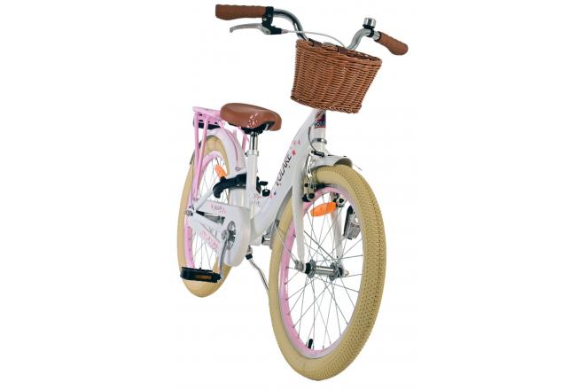 Rower dziecięcy Volare Blossom - Dziewczynki - 20 cali - Biały