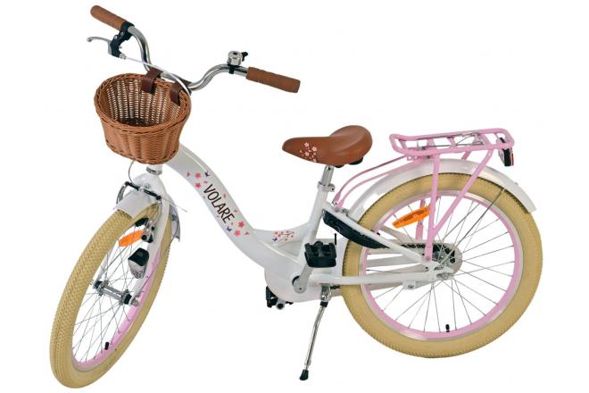 Rower dziecięcy Volare Blossom - Dziewczynki - 20 cali - Biały