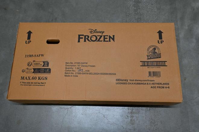 Rower dziecięcy Disney Frozen 2 - Dziewczynki - 16 cali - Niebieski/fioletowy - Dwa hamulce ręczne [CLONE]