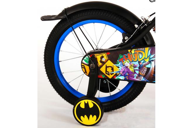 Batman Rower dziecięcy - Chłopcy - 16 cali - Czarny - 2 hamulce ręczne
