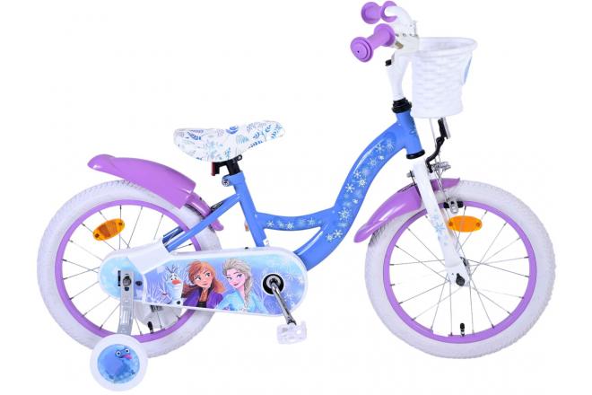 Rower dziecięcy Disney Frozen 2 - Dziewczęce - 16 cali - Niebieski / Fioletowy