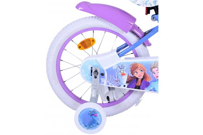 Rower dziecięcy Disney Frozen 2 - Dziewczęce - 16 cali - Niebieski / Fioletowy