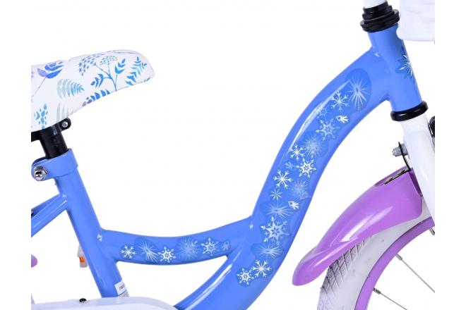 Rower dziecięcy Disney Frozen 2 - Dziewczęce - 16 cali - Niebieski / Fioletowy