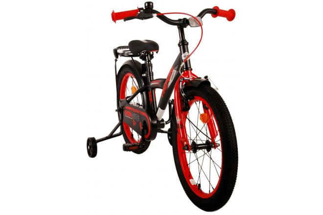Rower dziecięcy Volare Thombike - Boys - 18 cali - Czarny Czerwony [CLONE]