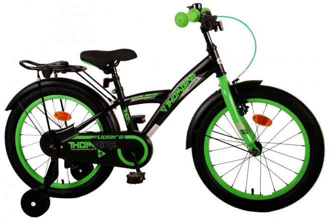 Rower dziecięcy Volare Thombike - Boys - 18 cali - Czarny Zielony [CLONE]