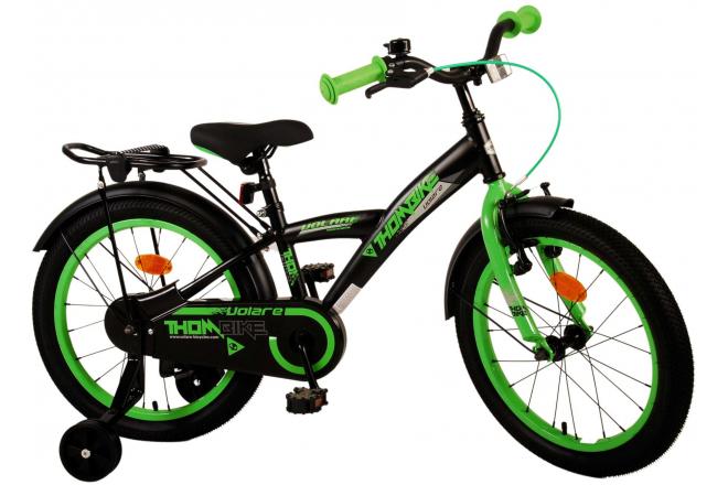 Rower dziecięcy Volare Thombike - Boys - 18 cali - Czarny Zielony [CLONE]