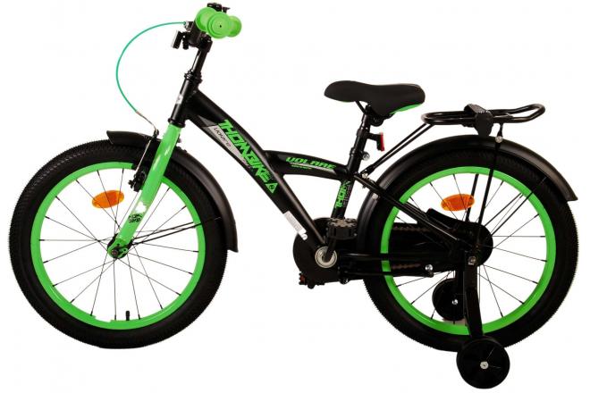 Rower dziecięcy Volare Thombike - Boys - 18 cali - Czarny Zielony [CLONE]