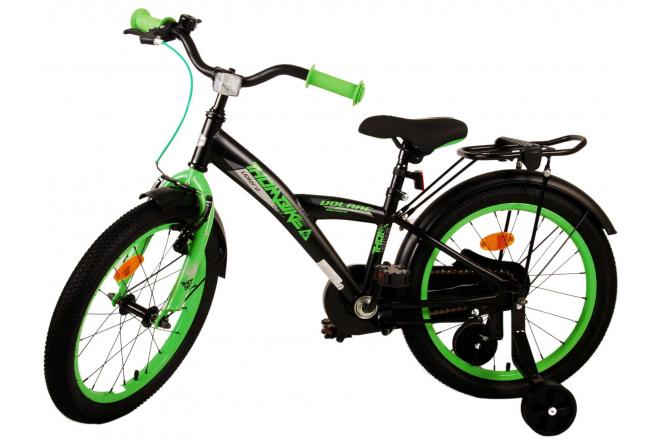 Rower dziecięcy Volare Thombike - Boys - 18 cali - Czarny Zielony [CLONE]