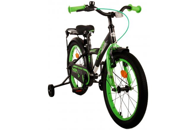 Rower dziecięcy Volare Thombike - Boys - 18 cali - Czarny Zielony [CLONE]