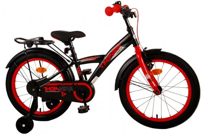 Rower dziecięcy Volare Thombike - Boys - 18 cali - Czarny Czerwony [CLONE]