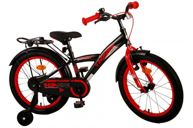 Rower dziecięcy Volare Thombike - Boys - 18 cali - Czarny Czerwony [CLONE]