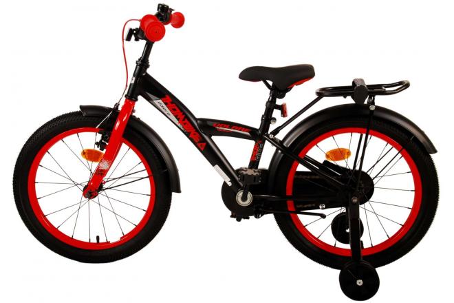 Rower dziecięcy Volare Thombike - Boys - 18 cali - Czarny Czerwony [CLONE]
