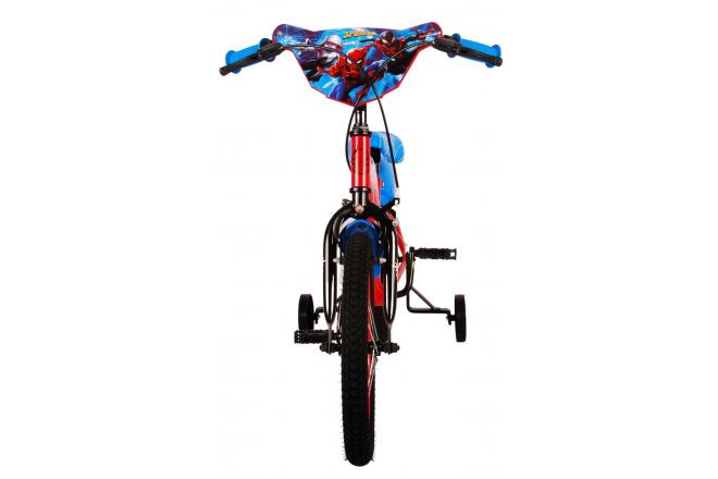 Rower dziecięcy Ultimate Spider-Man - chłopcy - 16 cali - niebieski/czerwony - dwa hamulce ręczne