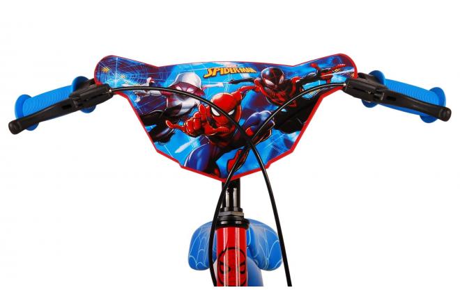 Rower dziecięcy Ultimate Spider-Man - chłopcy - 16 cali - niebieski/czerwony - dwa hamulce ręczne