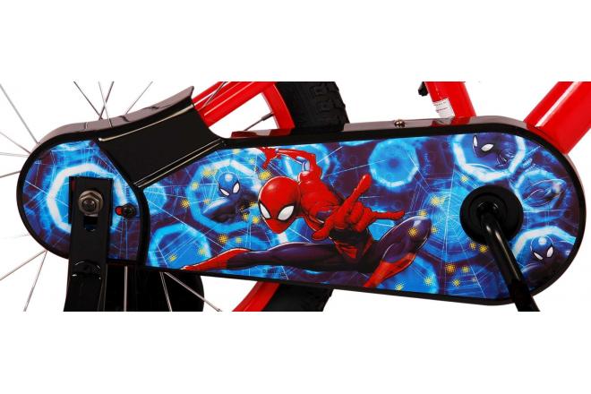 Rower dziecięcy Ultimate Spider-Man - chłopcy - 16 cali - niebieski/czerwony - dwa hamulce ręczne