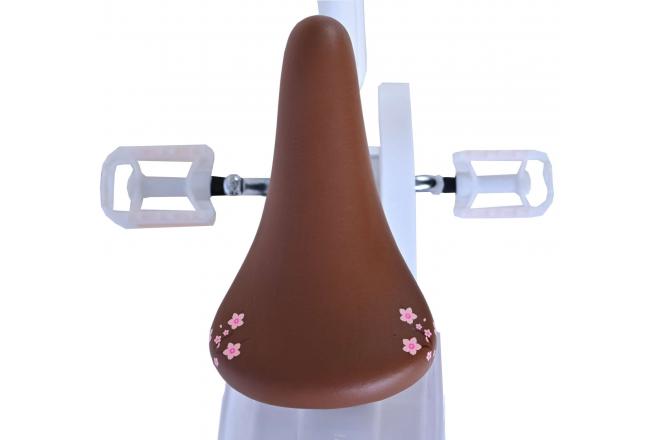 Rower dziecięcy Volare Blossom - Dziewczynki - 14 cali - Biały [CLONE]