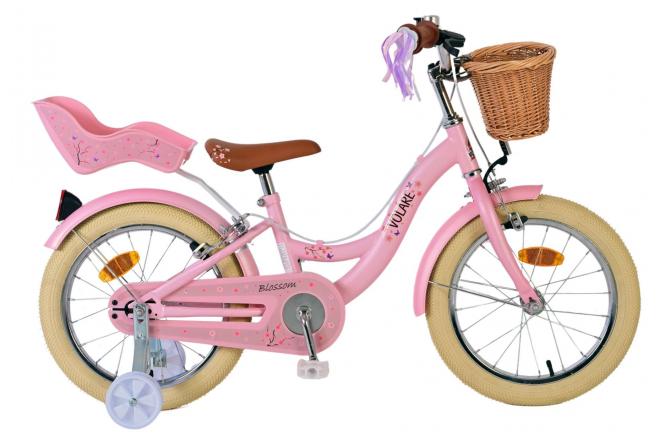 Rower dziecięcy Volare Blossom - Dziewczynki - 16 cali - Różowy - Hamulce na dwie ręce [CLONE]