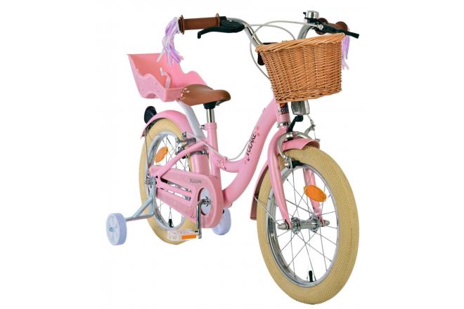 Rower dziecięcy Volare Blossom - Dziewczynki - 16 cali - Różowy - Hamulce na dwie ręce [CLONE]