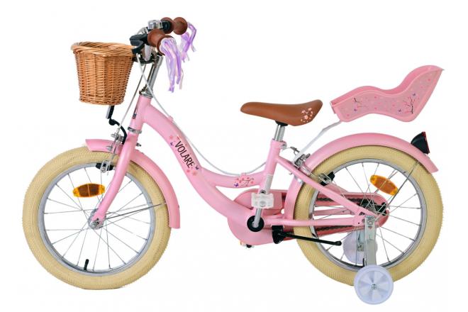 Rower dziecięcy Volare Blossom - Dziewczynki - 16 cali - Różowy - Hamulce na dwie ręce [CLONE]