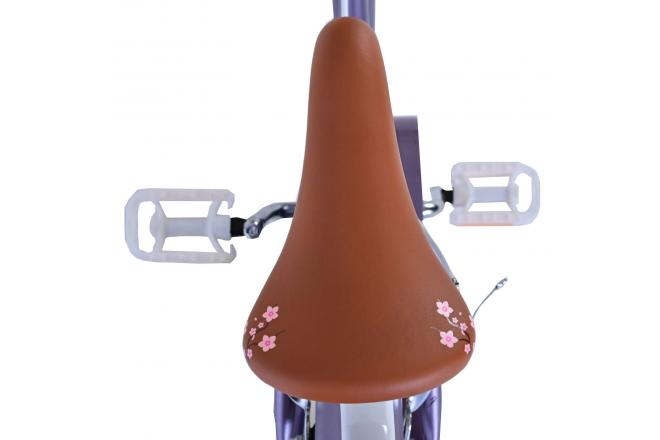 Rower dziecięcy Volare Blossom - Dziewczynki - 16 cali - Fioletowy - Hamulce dwuręczne [CLONE]