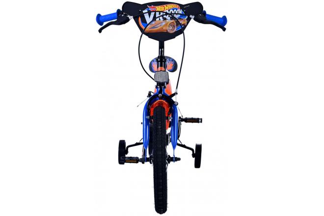 Rower dziecięcy Hot Wheels - Chłopcy - 16 cali - Czarno-pomarańczowo-niebieski - Dwa hamulce ręczne [CLONE]