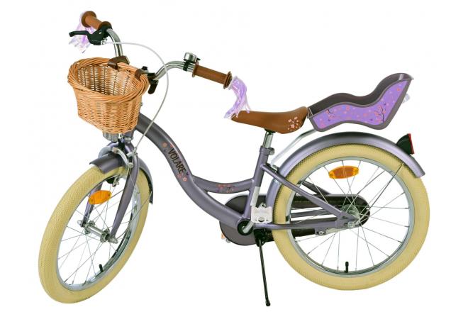 Rower dziecięcy Volare Blossom - Dziewczynki - 18 cali - Fioletowy [CLONE]