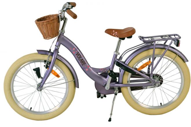 Rower dziecięcy Volare Blossom - Dziewczynki - 20 cali - Fioletowy