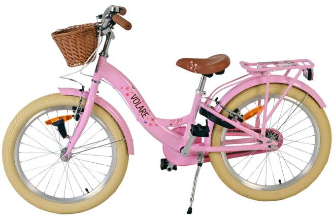 Rower dziecięcy Volare Blossom - Dziewczynki - 20 cali - Różowy - Dwa hamulce ręczne