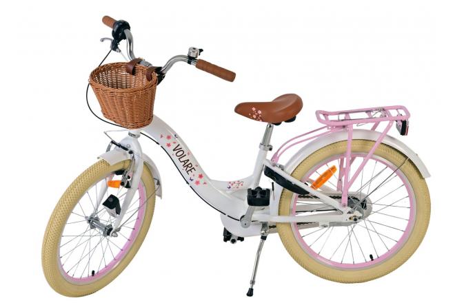 Rower dziecięcy Volare Blossom - Dziewczynki - 20 cali - Biały - Nexus 3 biegi
