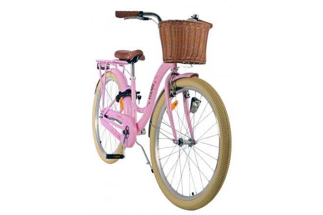 Rower dziecięcy Volare Blossom - dziewczęcy - 26 cali - różowy
