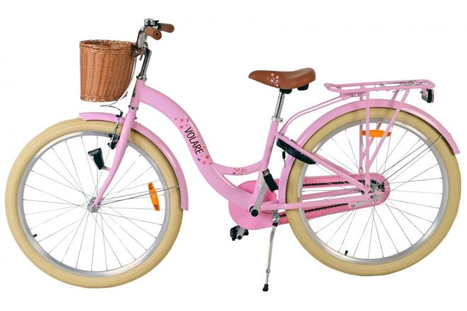 Rower dziecięcy Volare Blossom - dziewczęcy - 26 cali - różowy