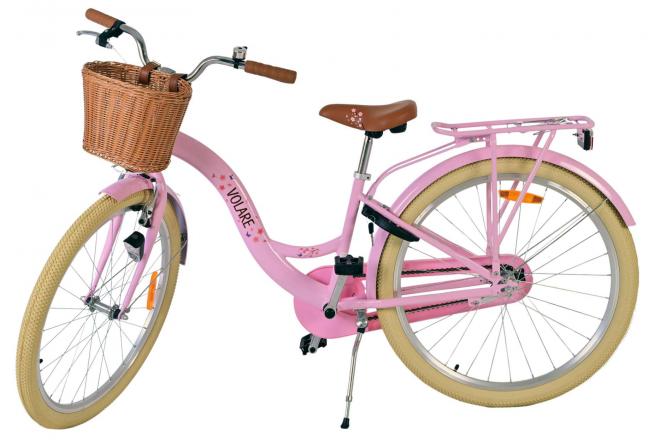 Rower dziecięcy Volare Blossom - dziewczęcy - 26 cali - różowy